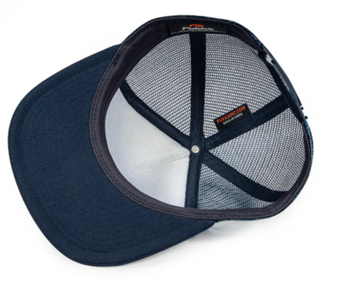 Pukka foam backed front panel hat underside view