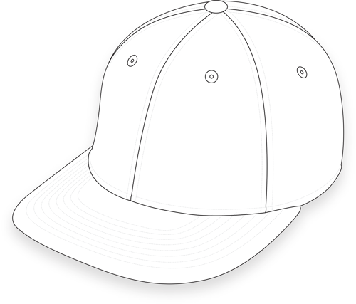 Pukka simple hat outline