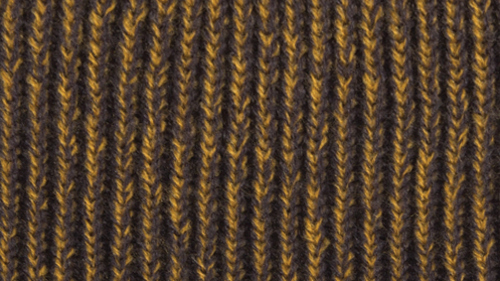 Twisted yarn option charcoal and gold