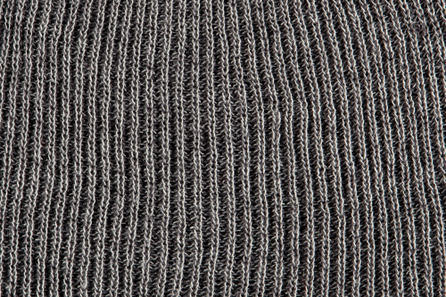 Heathered yarn option charcoal and steel