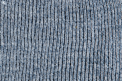 Heathered yarn option navy and white