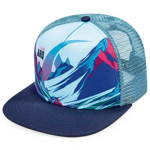 Sublimation Print on Front Panel of Adjustable Hat