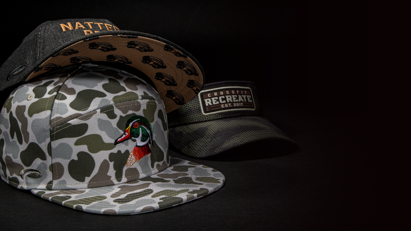 Hats & Visor utilizing custom sublimation 