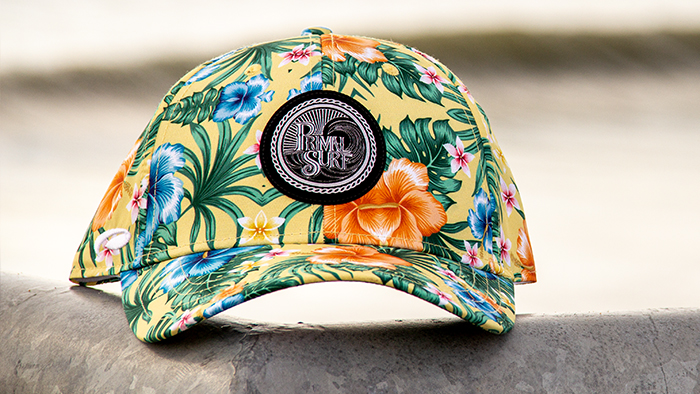 Surf hat chilling beachside