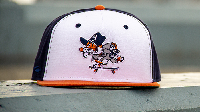 Skate hat sitting on concrete