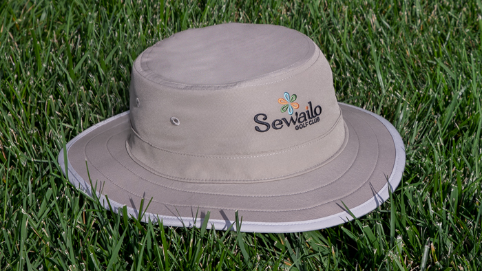 Shademaker III bucket hat sitting on grass