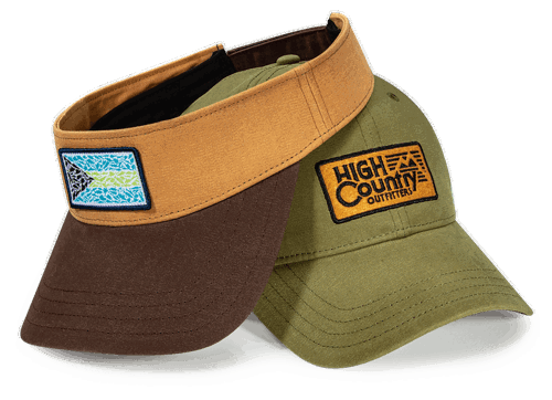 Waxed Canvas Visor and Adjustable Hat