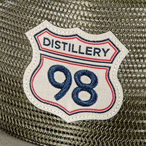 Flat Embroidery on Woven Label