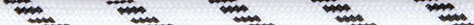White / Black Stripe Specialty Rope