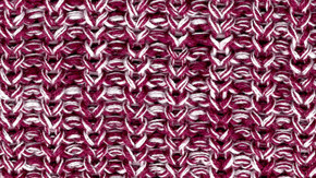 TWISTED COTTON YARN MAROON WHITE