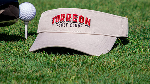 Golf Visor up next on the tee box