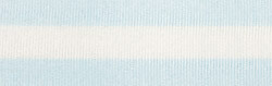Frost / White Striped Grosgrain Band