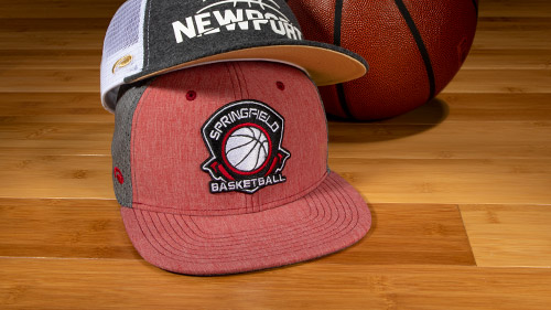 Team Sports Basketball hats on a court