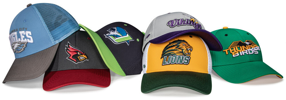 A collection of hats from the 2022 Starting Lineup