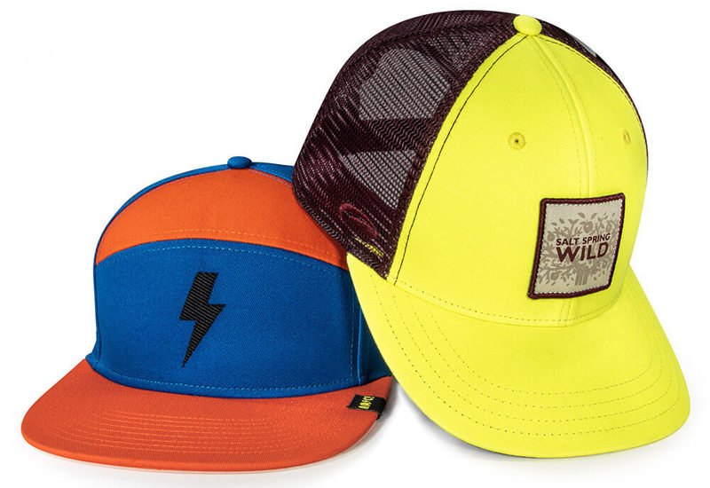 Custom Headwear featuring Seasonal Cotton Twill Colors