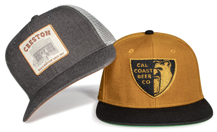 Pair of Custom Hats featuring New Acrylic Wool Color Options