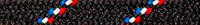 Black w/ Red / White / Royal Stripe