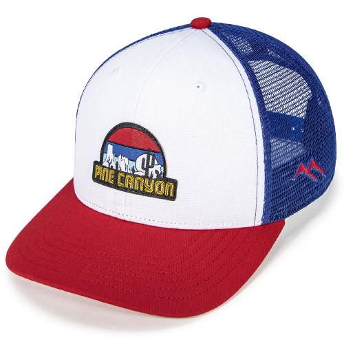 White / Scarlet / Royal