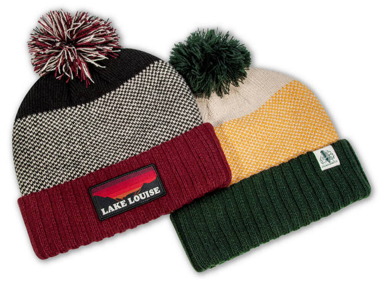 Custom Toboggan Knits featuring the Wren Jacquard Pattern