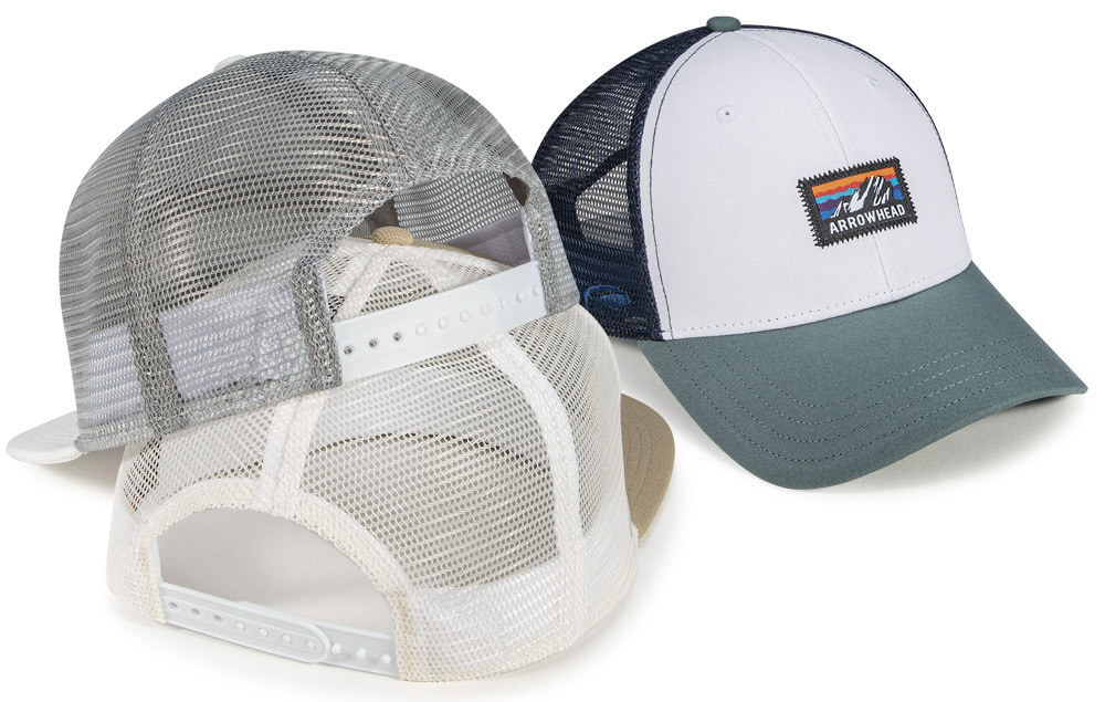 Group of Custom Golf Headwear featuring Recycled Trucker Mesh