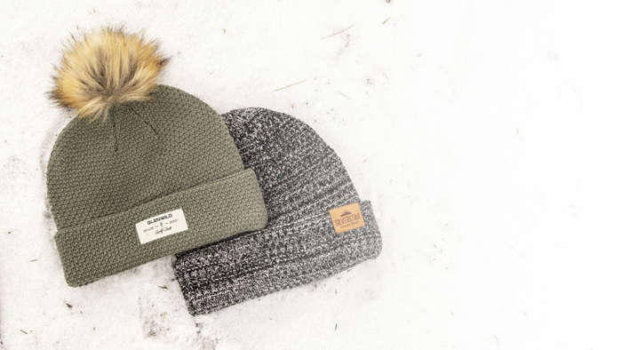 Meridian Knit cuffed beanies