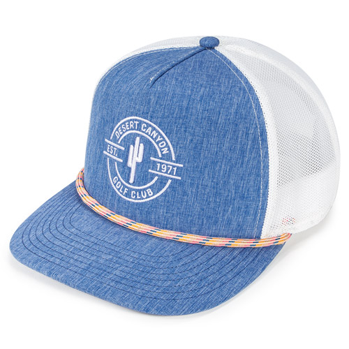 Royal Heather / White w/ Confetti Multi-Stripe