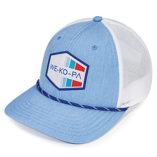 Carolina Heather / White w/ Royal / White Stripe