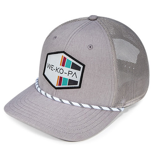 Steel w/ White / Black Stripe