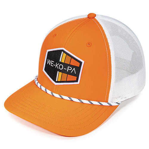 Orange / White w/ White / Black Stripe