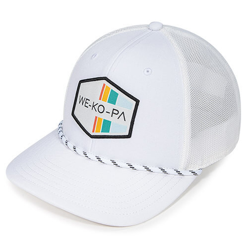 White w/ White / Black Stripe