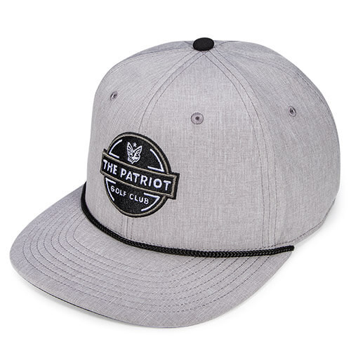 Steel Heather / Black w/ Black Trucker Rope