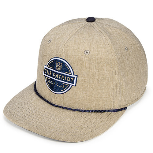 Khaki Heather / Navy w/ Navy Trucker Rope