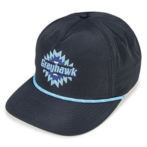Navy w/ Carolina / White Stripe