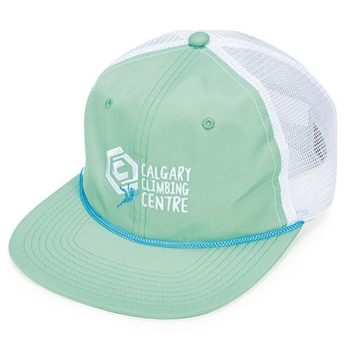 Seafoam / White w/ Aqua Trucker Rope