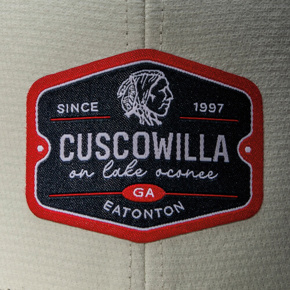 Woven Label Secured with Heat