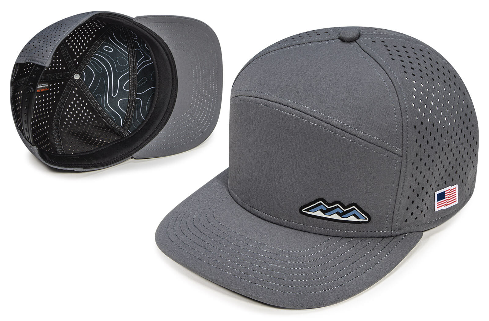 Apex // Pukka Black // Premium Custom Headwear // Pukka Inc.