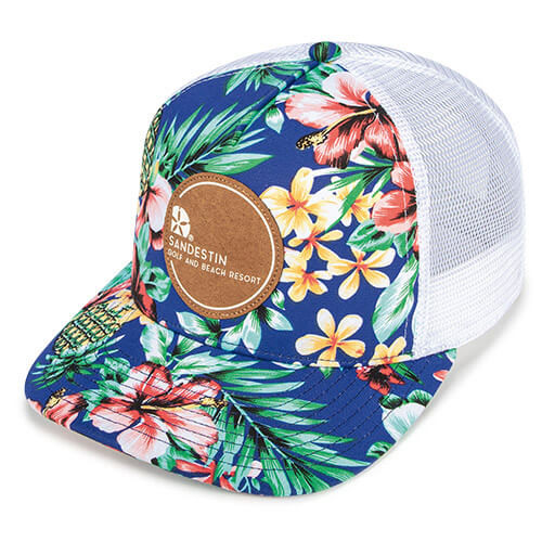 Blue Hawaiian / White