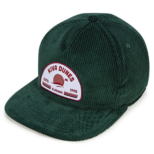 Emerald Rose Wide Wale Corduroy / Crimson