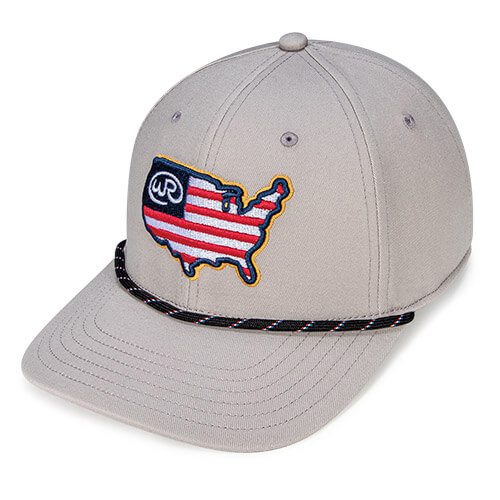 Steel w/ Black w/ Red/White/Royal Stripe
