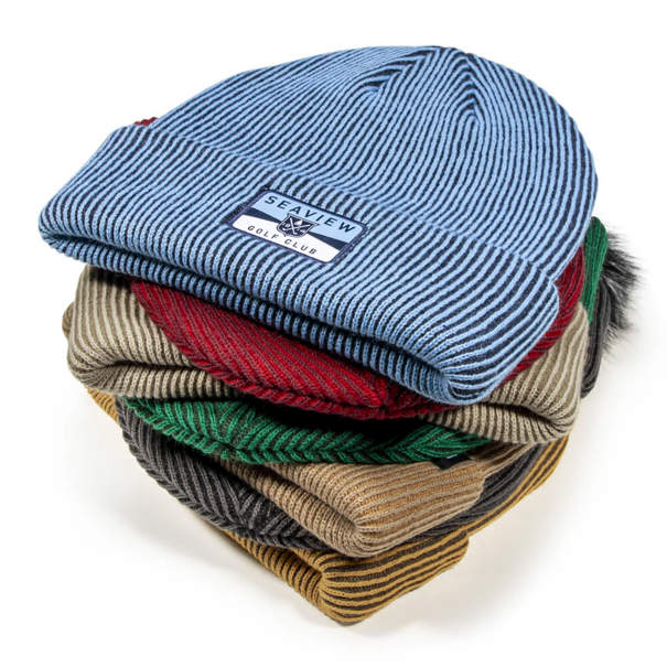 Stack of Atlas Knit with Customizable Two-Tone Ribbed Knit Texture