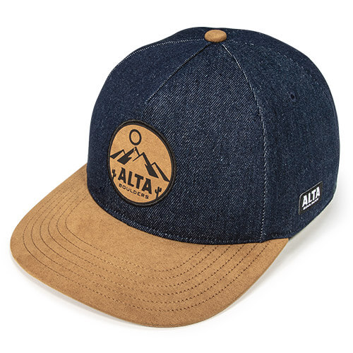 Indigo Denim / Tobacco Suede