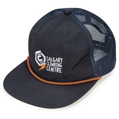 Navy w/ Neon Orange / Black Lattice
