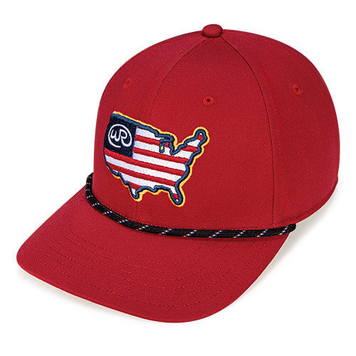 Scarlet w/ Black w/ Red/White/Royal Stripe