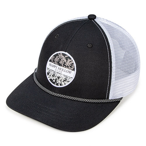 Black / White w/ Black/White Polka Dot