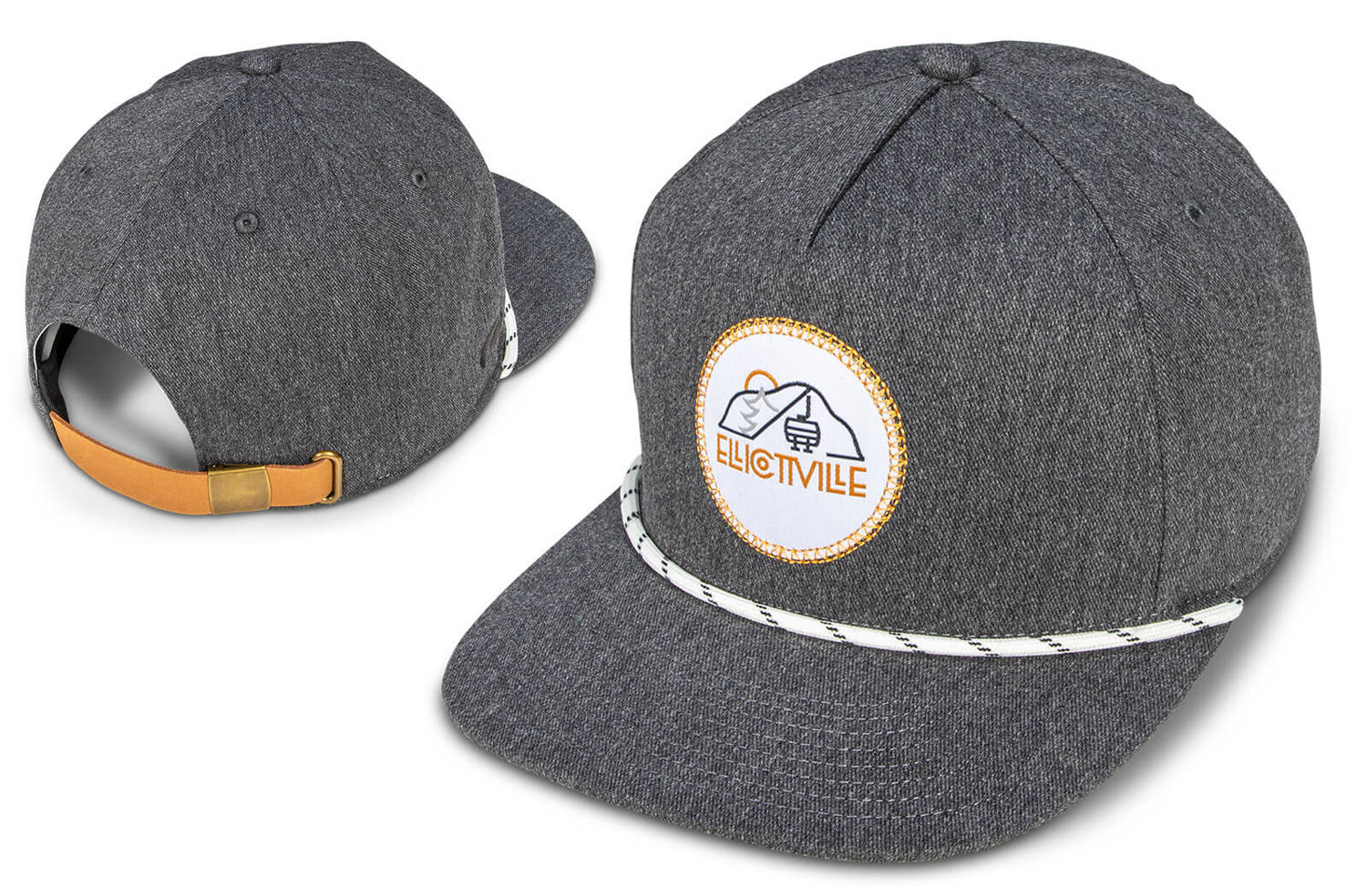Snow Dark Grey Heather Cotton Twill 2601