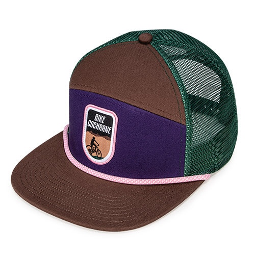 Purple / Cinnamon / Forest w/ Pink / White Lattice