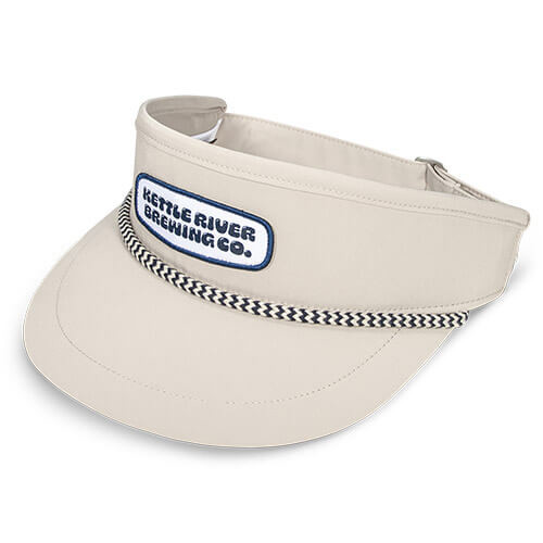Stone w/ Navy / White Zig-Zag Specialty Rope