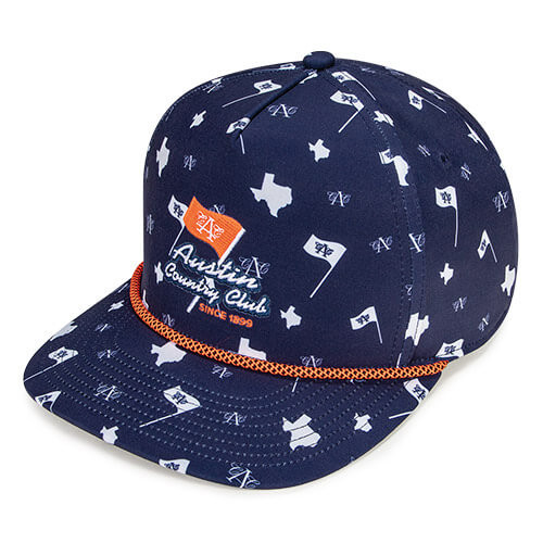 Sublimated (Navy / White) Navy w/ Neon Orange / Black Lattice