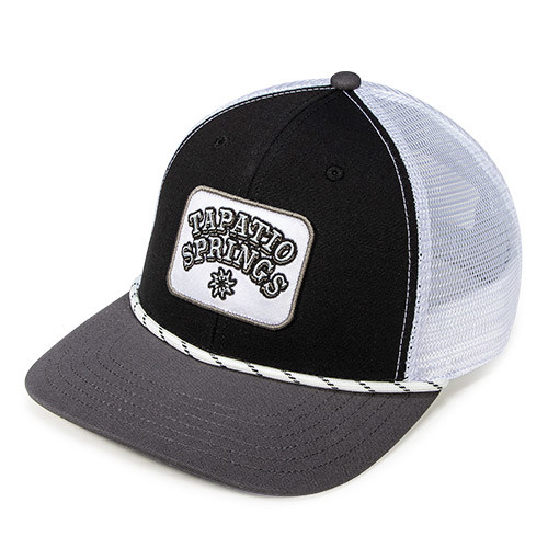 Black / Charcoal / White w/ White/Black Stripe