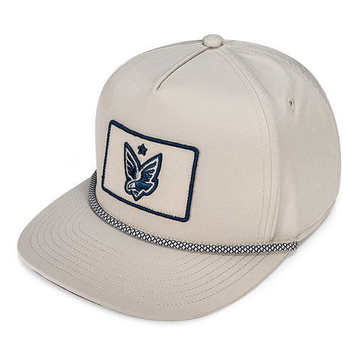 Stone / Navy (Undervisor) w/ Navy / White Lattice